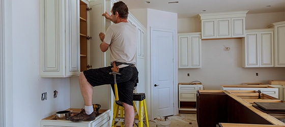 Accessible, open kitchen designed for aging in place